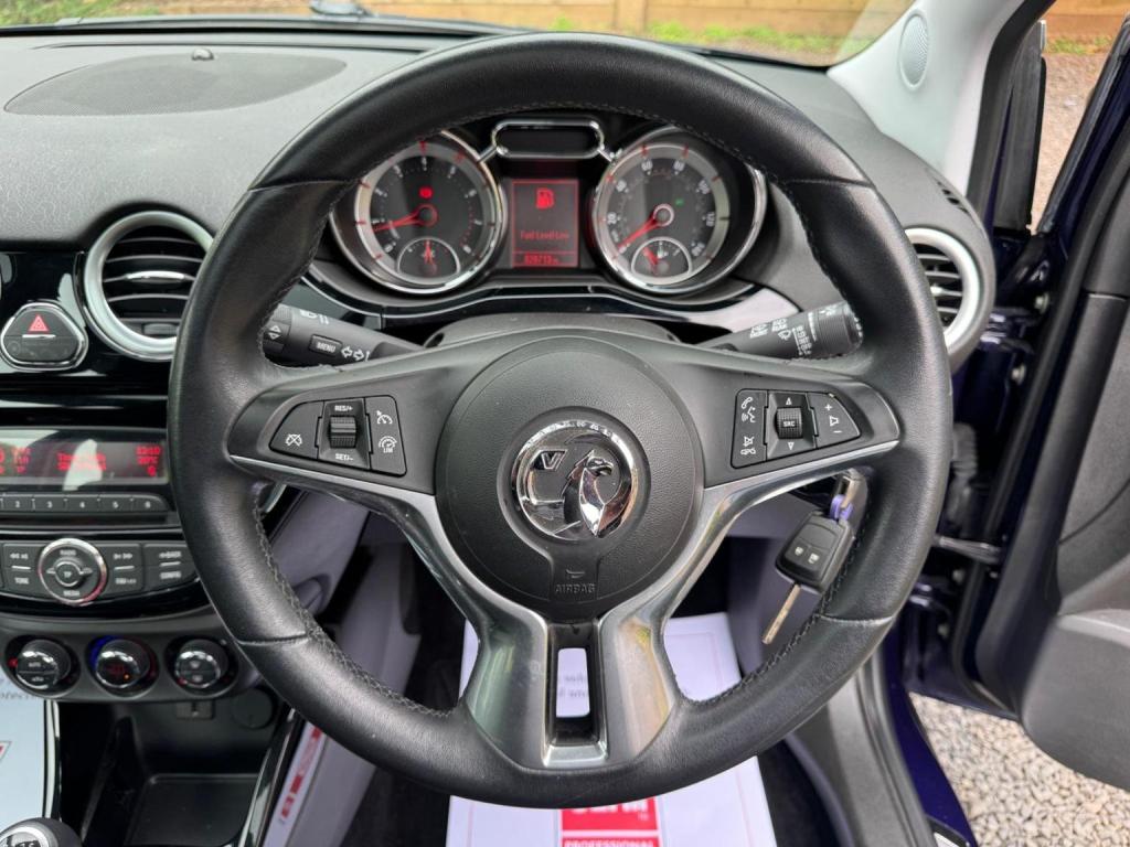 VAUXHALL ADAM 1.2i GLAM Euro 6 3dr 2016