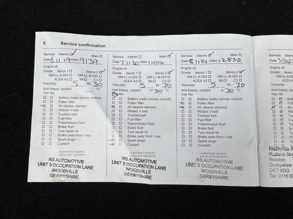 VAUXHALL ADAM 1.2i GLAM Euro 6 3dr 2016