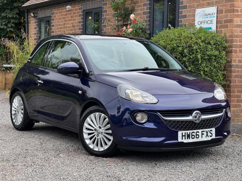 VAUXHALL ADAM 1.2i GLAM Euro 6 3dr 2016