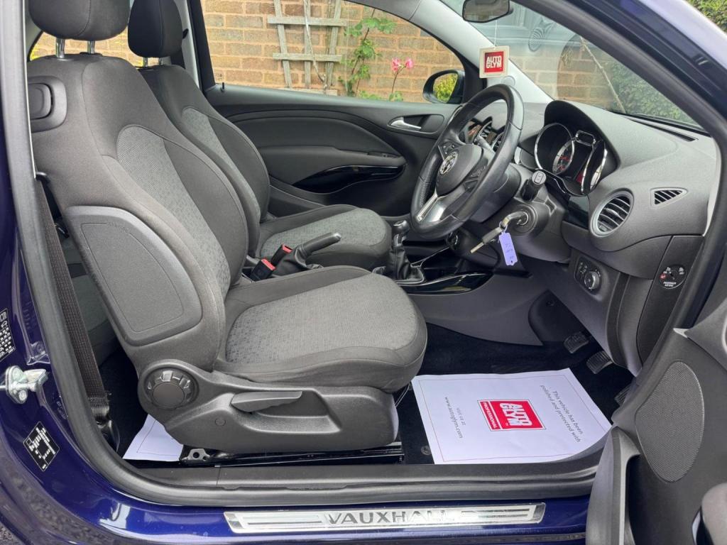 VAUXHALL ADAM 1.2i GLAM Euro 6 3dr 2016