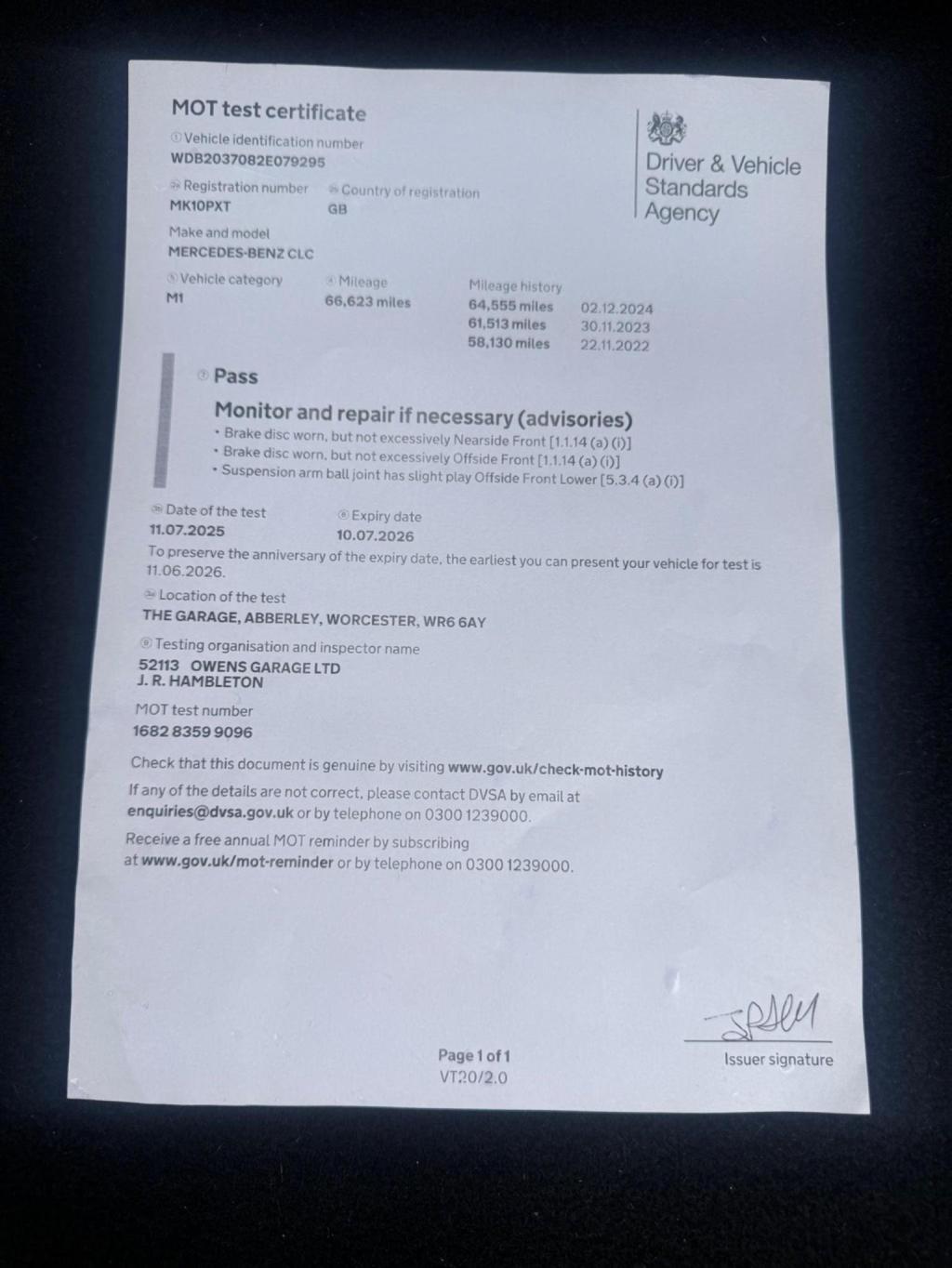 MERCEDES-BENZ CLC CLASS 2.1 CLC220 CDI Sport Coupe Auto Euro 4 3dr 2010