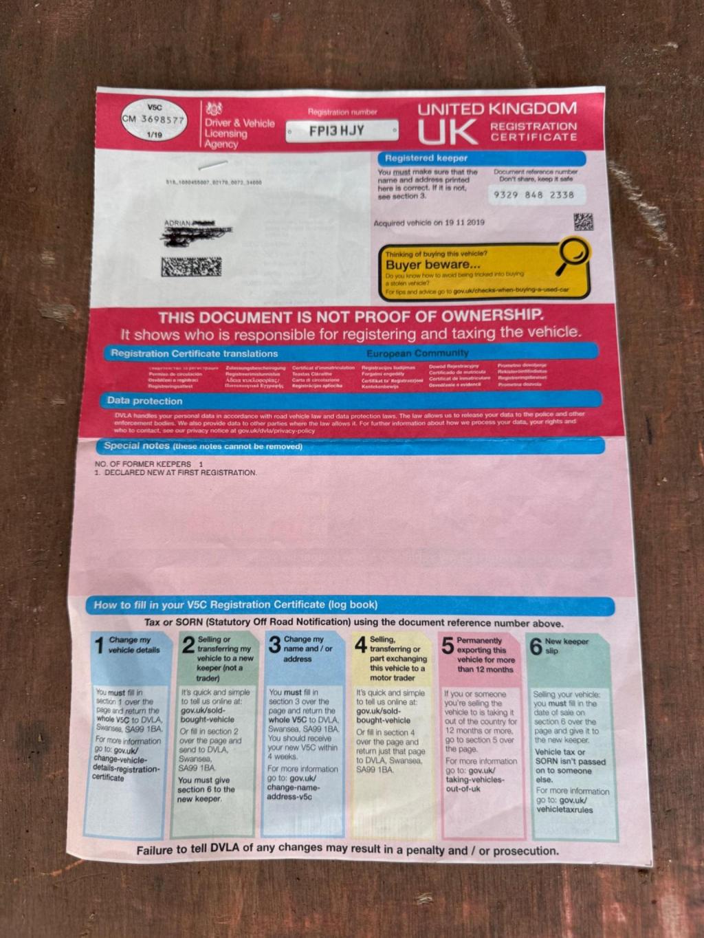 VAUXHALL VIVARO 2.0 CDTi Sportive FWD L1 4dr 2013