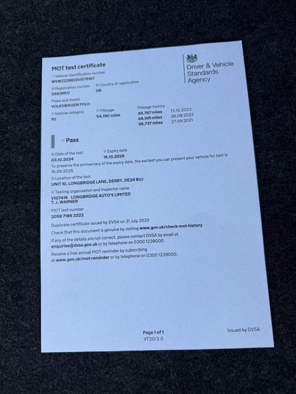 VOLKSWAGEN POLO 1.2 S Euro 5 5dr 2013