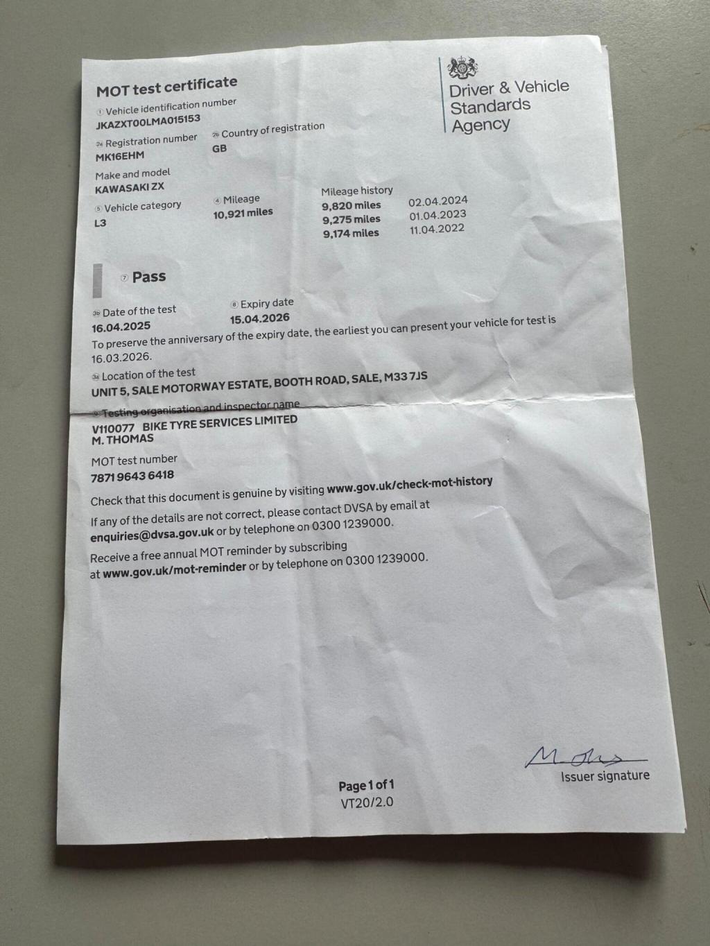 KAWASAKI Z1000 1000 ABS 2016