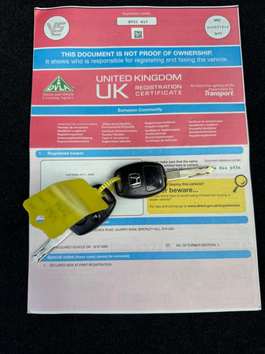 HONDA CR-V 2.0 i-VTEC Sport 5dr 2005