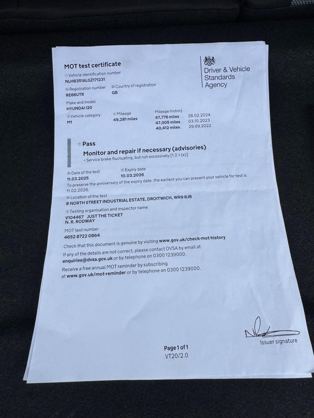 HYUNDAI I20 1.0 T-GDi Premium Euro 6 (s/s) 5dr 2016