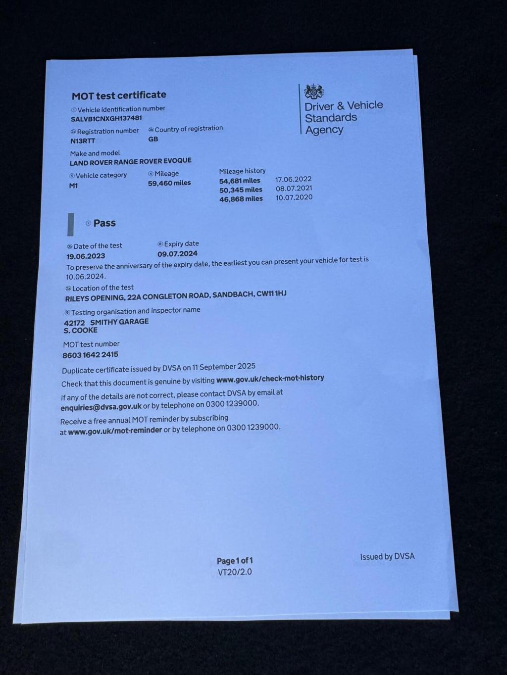 LAND ROVER RANGE ROVER EVOQUE 2.0 eD4 SE Tech FWD Euro 6 (s/s) 3dr 2016
