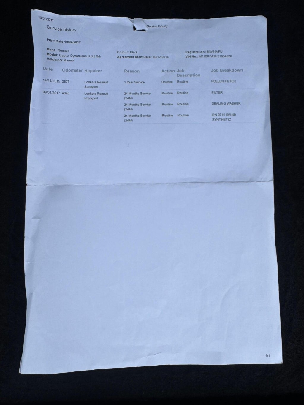 RENAULT CAPTUR 0.9 TCe ENERGY Dynamique S MediaNav Euro 5 (s/s) 5dr 2014