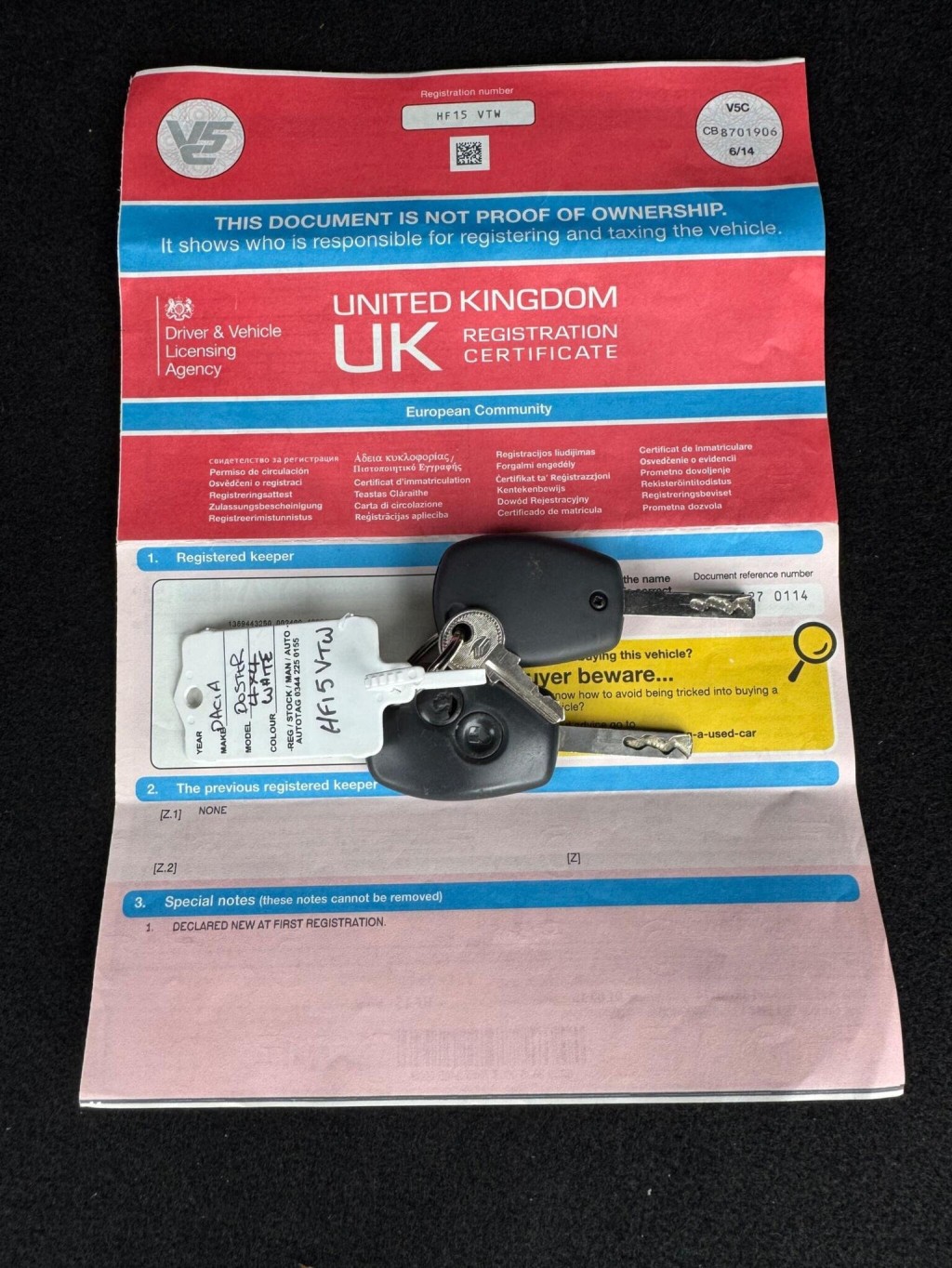 DACIA DUSTER 1.5 dCi Laureate 4WD Euro 5 5dr 2015