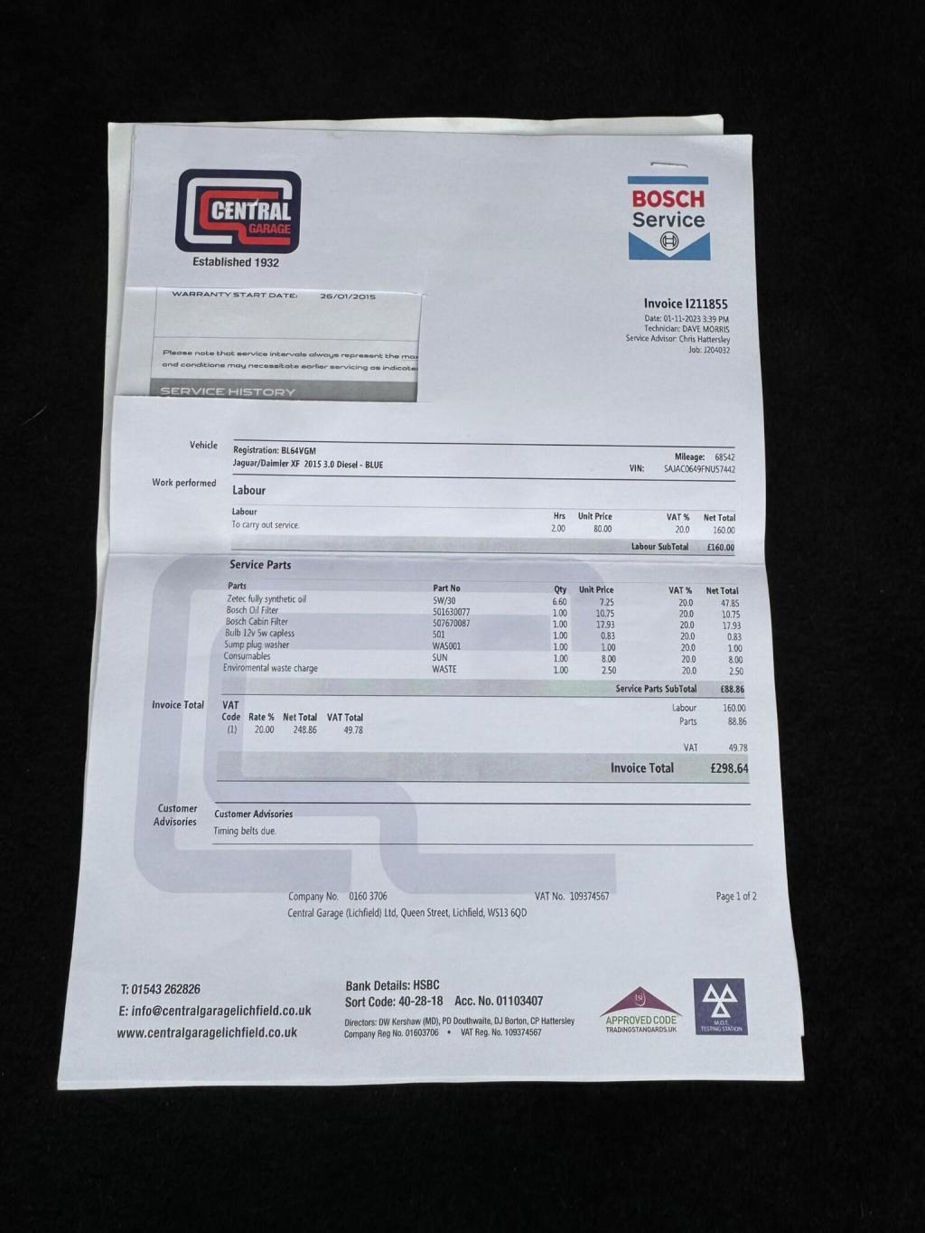 JAGUAR XF 3.0d V6 Premium Luxury Auto Euro 5 (s/s) 4dr 2015