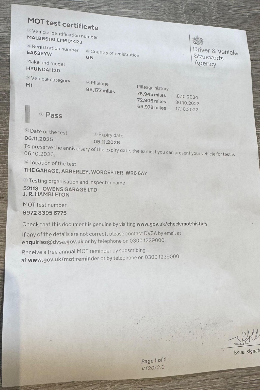 HYUNDAI I20 1.2 Active Euro 5 5dr 2013