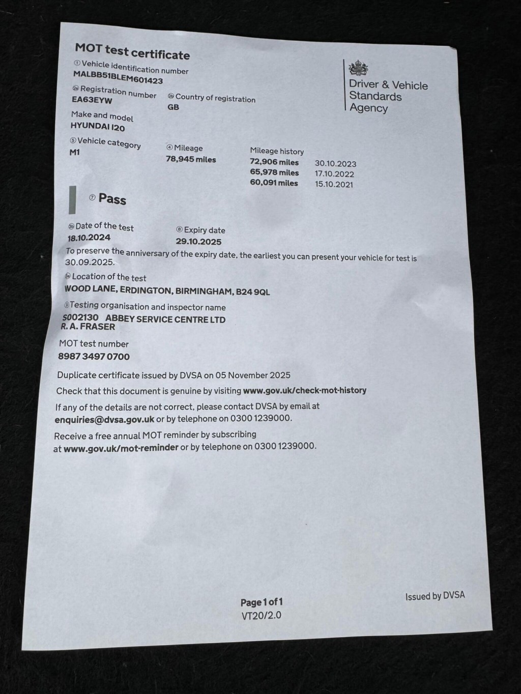 HYUNDAI I20 1.2 Active Euro 5 5dr 2013