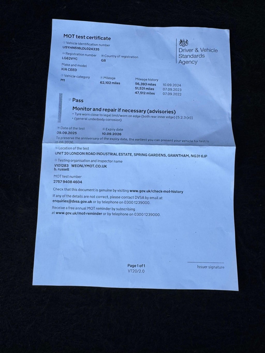 KIA CEED 1.6 CRDi EcoDynamics 2 Euro 5 (s/s) 5dr 2012