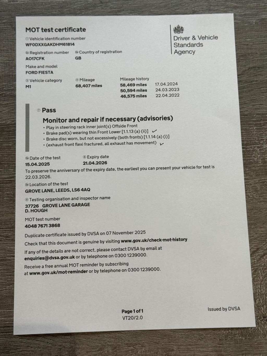 FORD FIESTA 1.25 Zetec Euro 6 5dr 2017