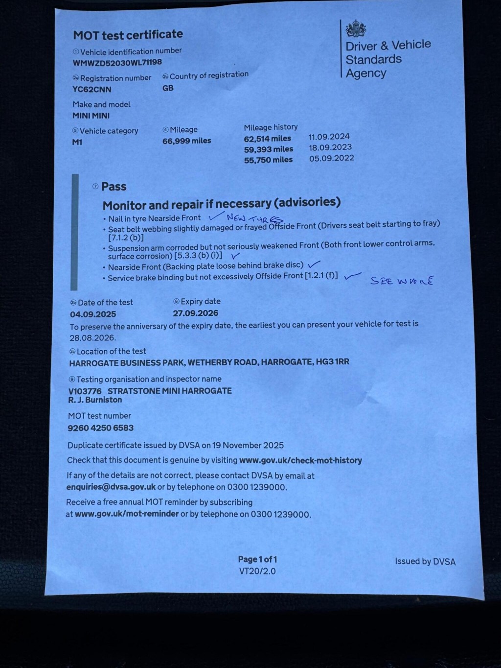 MINI COUNTRYMAN 1.6 Cooper D ALL4 Euro 5 (s/s) 5dr 2012