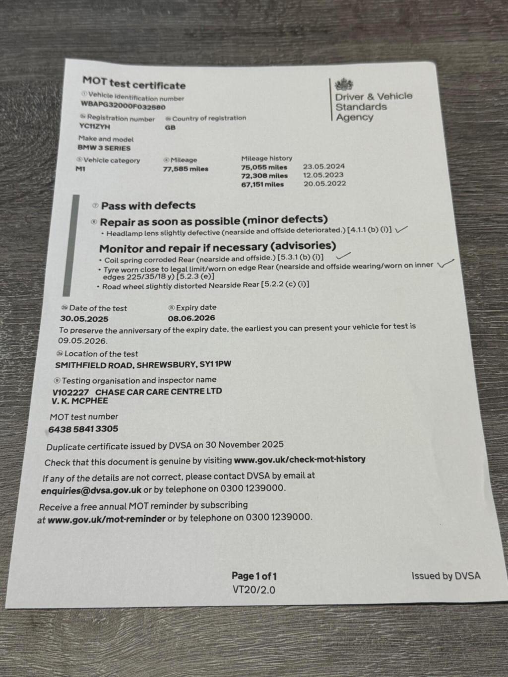 BMW 3 SERIES 2.0 320i M Sport Euro 5 (s/s) 4dr 2011