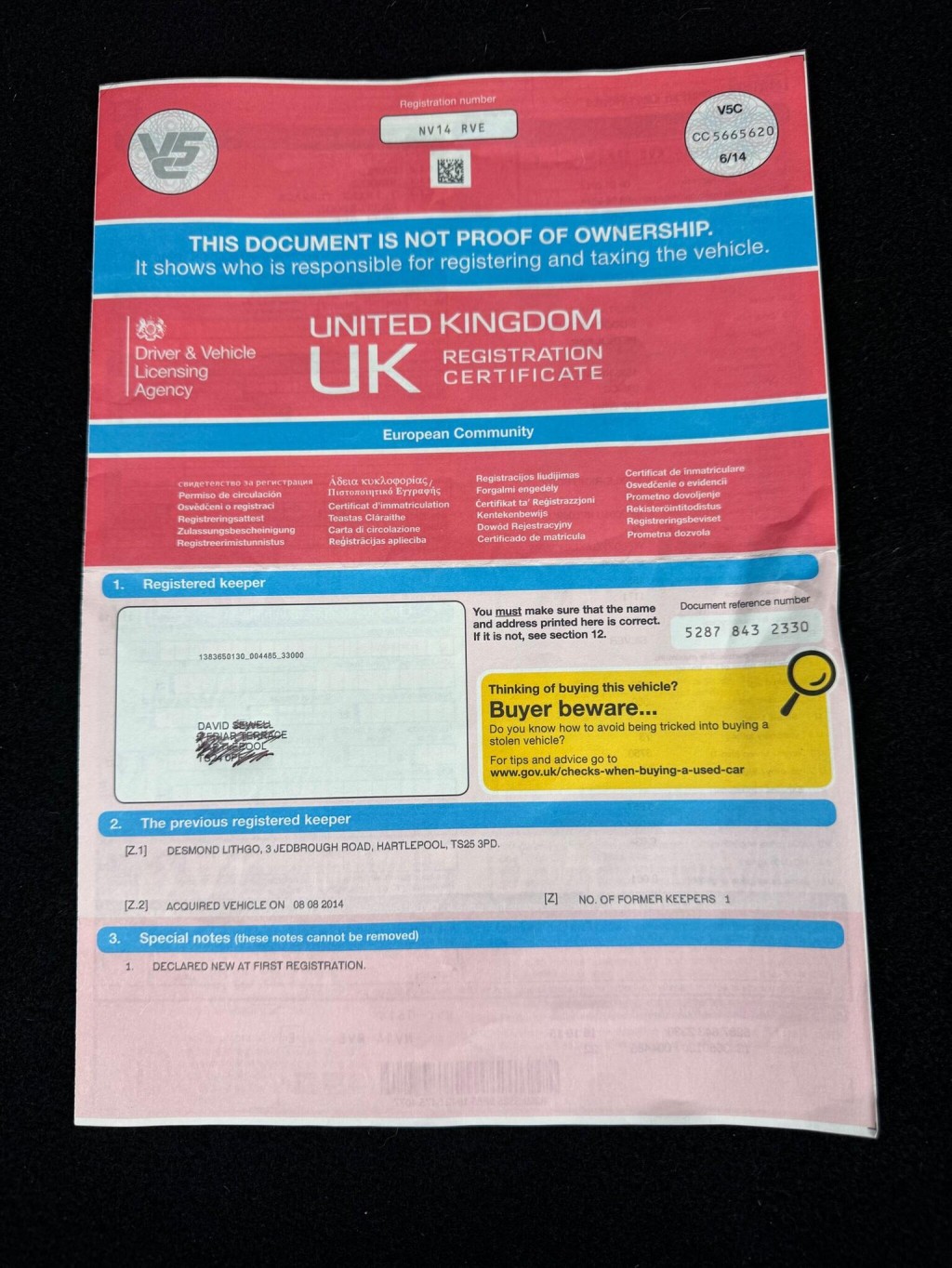 FORD FIESTA 1.0T EcoBoost Zetec Euro 5 (s/s) 5dr 2014