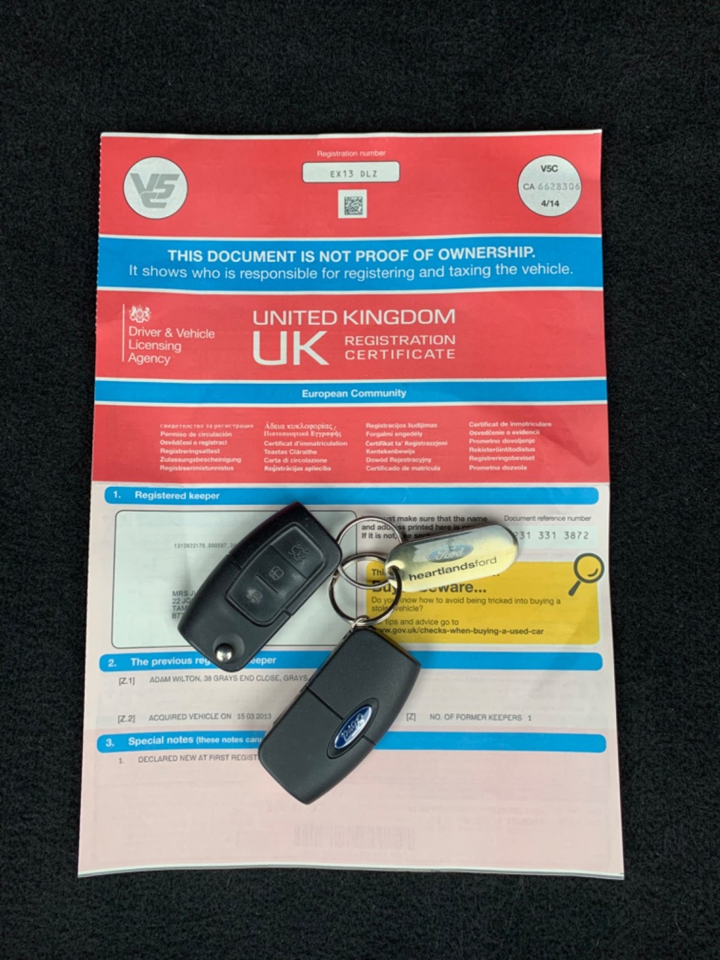 FORD FIESTA ZETEC 2013