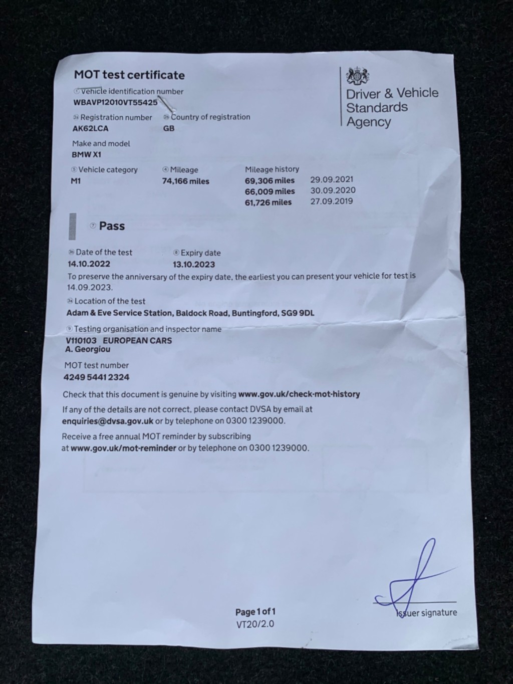 BMW X1 XDRIVE18D SE 2012