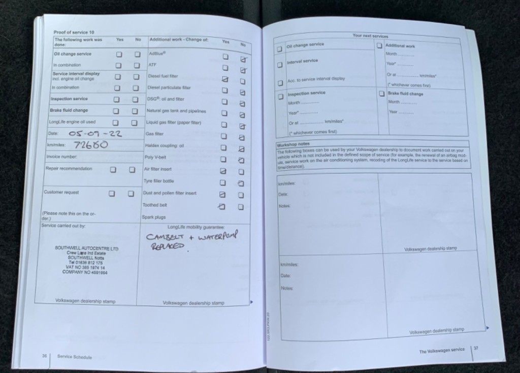 VOLKSWAGEN TOURAN 1.6 TDI S Euro 5 5dr 2012