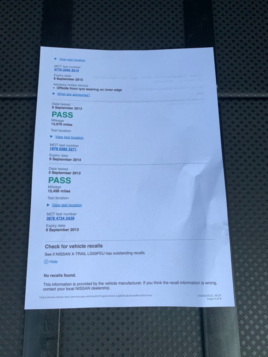 NISSAN X-TRAIL 2.0 dCi Tekna 4WD Euro 4 5dr 2009