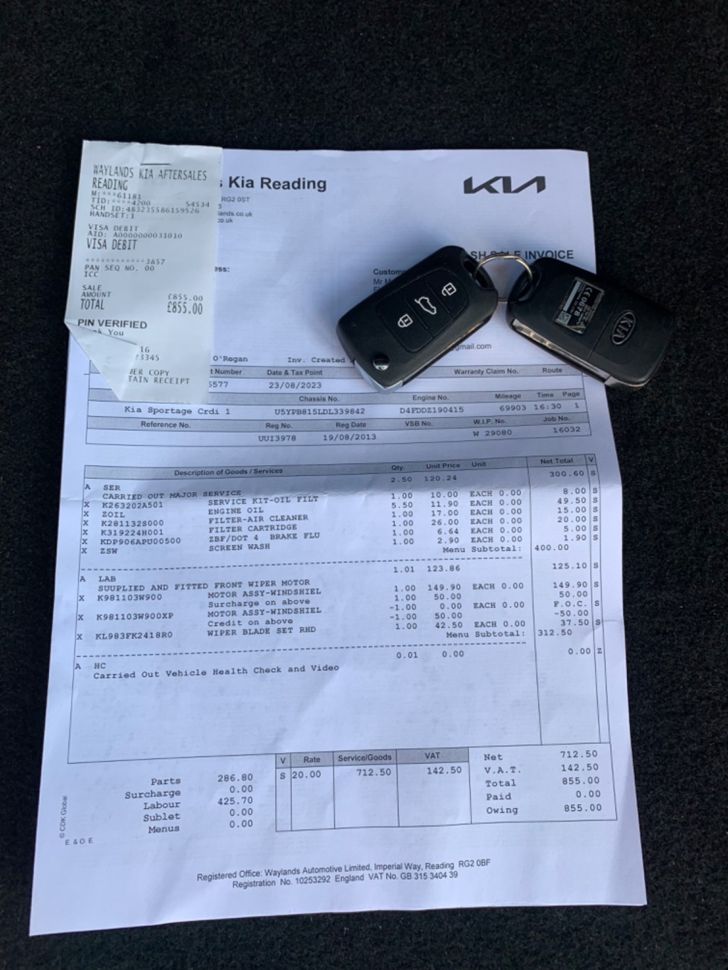 KIA SPORTAGE 1.7 CRDi EcoDynamics 1 2WD Euro 5 ss 5dr 2013