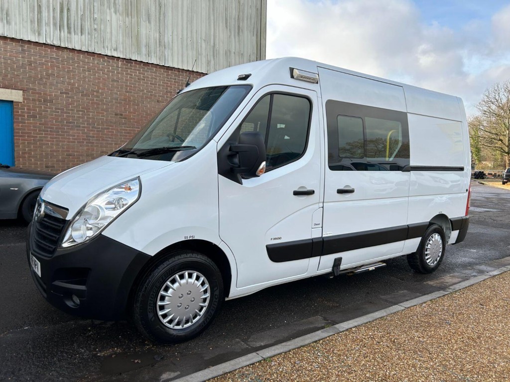 VAUXHALL MOVANO 3500 2.3 CDTI 130 Welfare Crew Van  2018