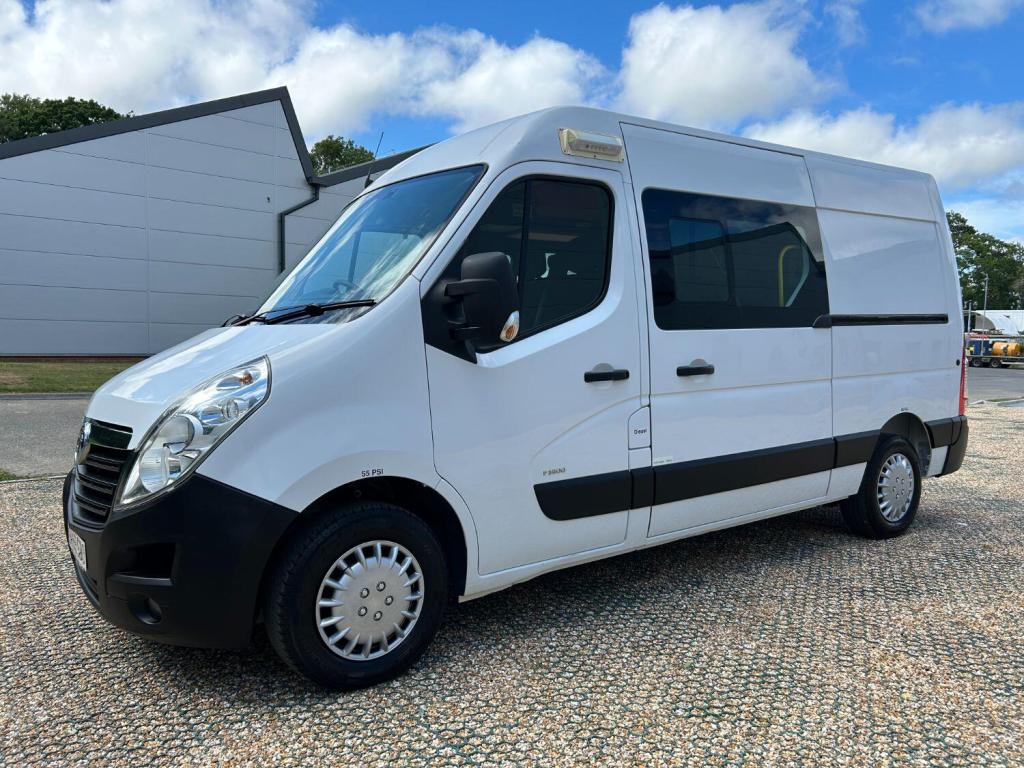 VAUXHALL MOVANO 2.3 CDTi 3500 CREWCAB WELFARE VAN 2019