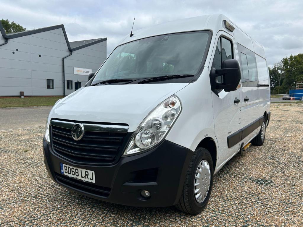 VAUXHALL MOVANO 2.3 CDTi 3500 WELFARE CREW VAN 2019