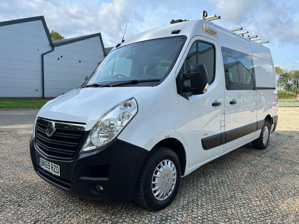 VAUXHALL MOVANO 2.3 CDTi 3500 WELFARE CREW VAN 2019
