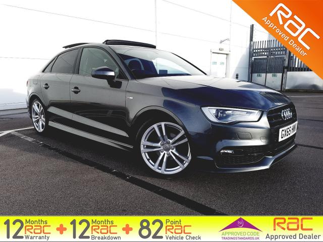 AUDI A3 TDI S LINE PAN ROOF TECH PACK FULL LEATHER AUTO (2015)