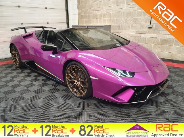 LAMBORGHINI HURACAN LP 640-4 PERFORMANTE SPYDER MAGMA PURPLE (2018/18)