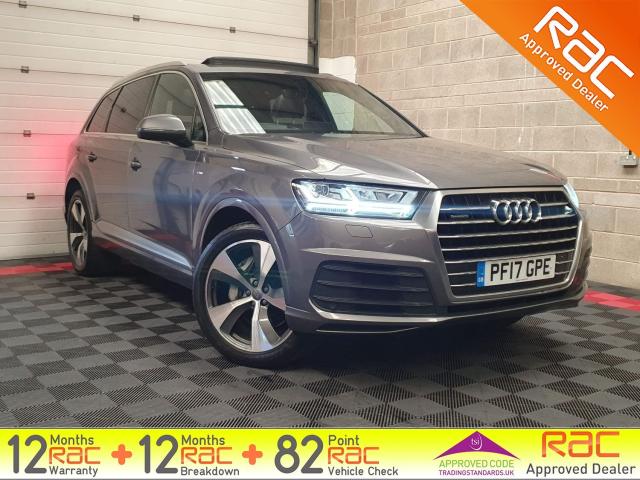 AUDI Q7 TDI QUATTRO S LINE 272BHP PAN ROOF VIRTUAL COCKPIT (2017)