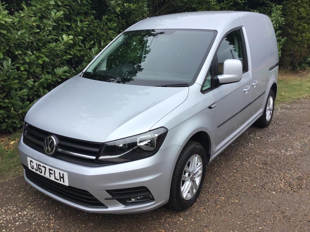 View VOLKSWAGEN CADDY C20 TDI HIGHLINE EURO 6 SAT-NAV AIR-CON CRUISE CONTROL