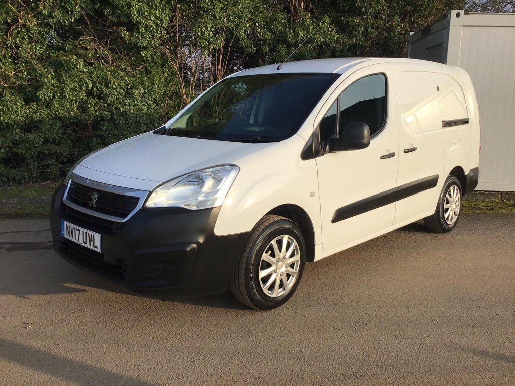 View PEUGEOT PARTNER 1.6 BLUE HDI 750S 100PS L2 EURO6 LONG WHEEL BASE VAN, ULEZ CAZ COMPLIANT  1 OWNER, FSH NO VAT TO PAY