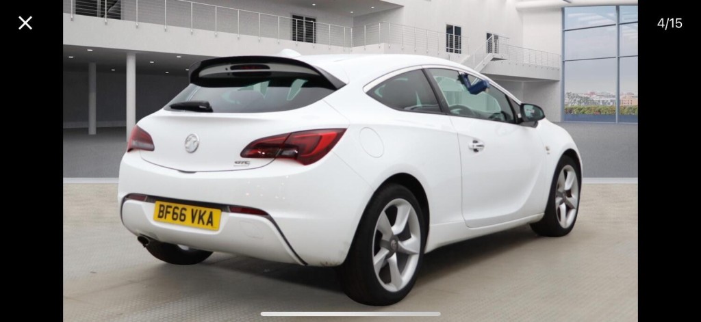 View VAUXHALL ASTRA GTC 1.4 i Turbo SRi