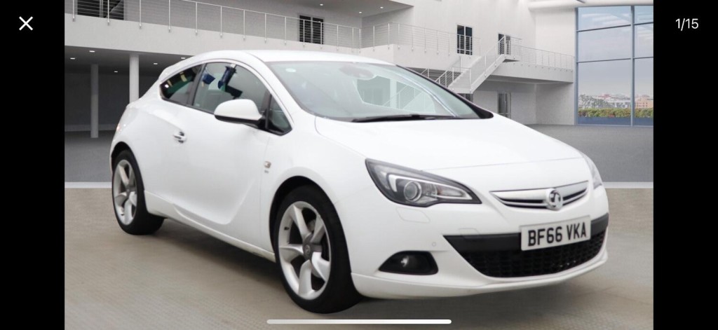 View VAUXHALL ASTRA GTC 1.4 i Turbo SRi