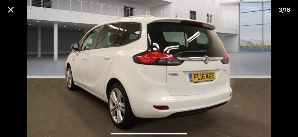 View VAUXHALL ZAFIRA TOURER 1.4 i Turbo SRi