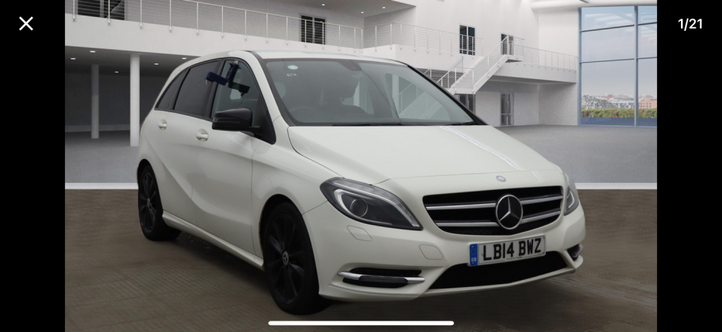 View MERCEDES-BENZ B CLASS 1.5 B180 CDI Sport