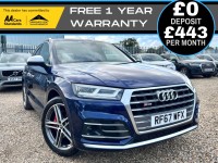 AUDI SQ5 3.0 TFSI V6 SUV 5dr Petrol Tiptronic Quattro Euro 6 (2017/67)