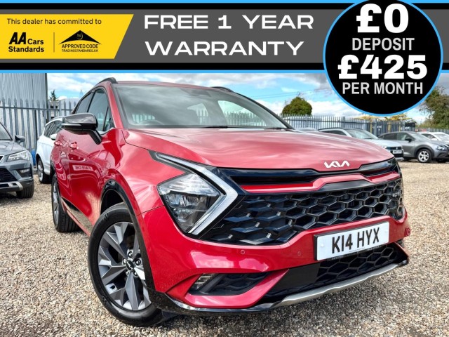 KIA SPORTAGE 1.6 h T-GDi GT-Line SUV 5dr Petrol Hybrid Auto Euro 6 (2022/72)