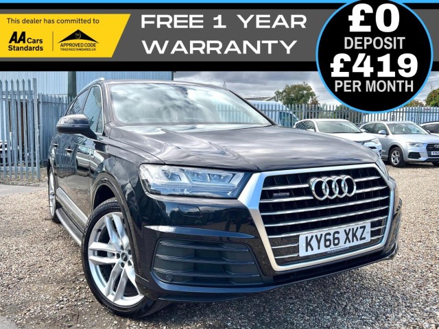 AUDI Q7 3.0 TDI V6 S line Tiptronic Quattro Euro 6 (2016/66)