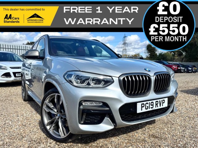 BMW X3 3.0 M40i GPF SUV 5dr Petrol Auto xDrive Euro 6 (2019/19)