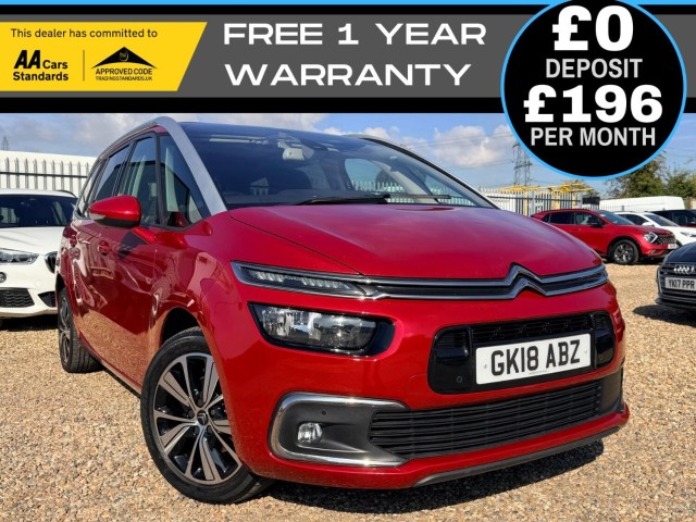 CITROEN GRAND C4 PICASSO 1.2 PureTech Flair MPV 5dr Petrol Manual Euro 6 (2018/18)