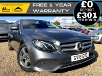 MERCEDES-BENZ E CLASS 2.0 E220d SE Saloon 4dr Diesel G-Tronic+ Euro 6 (2018/18)