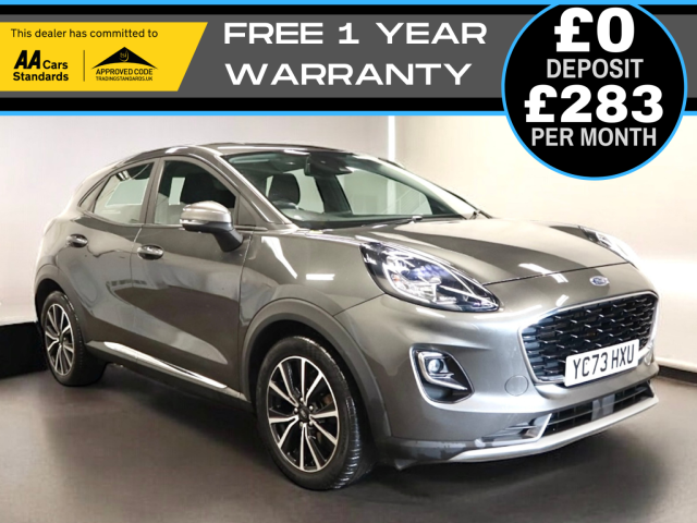 FORD PUMA 1.0T EcoBoost MHEV Titanium SUV 5dr Petrol Hybrid DCT Euro 6 (2023/73)