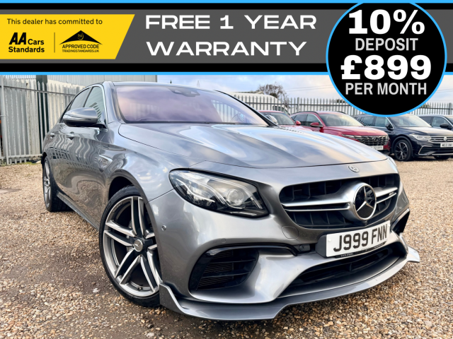 MERCEDES-BENZ E CLASS 4.0 E63 V8 BiTurbo AMG (Premium) Saloon 4dr Petrol SpdS MCT 4MATIC+ Euro 6 (2018)
