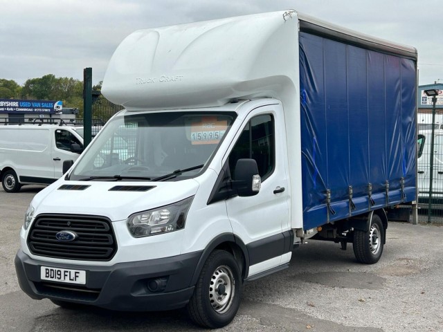 FORD TRANSIT 350 curtain side l3 2.0 euro 6 130bhp
