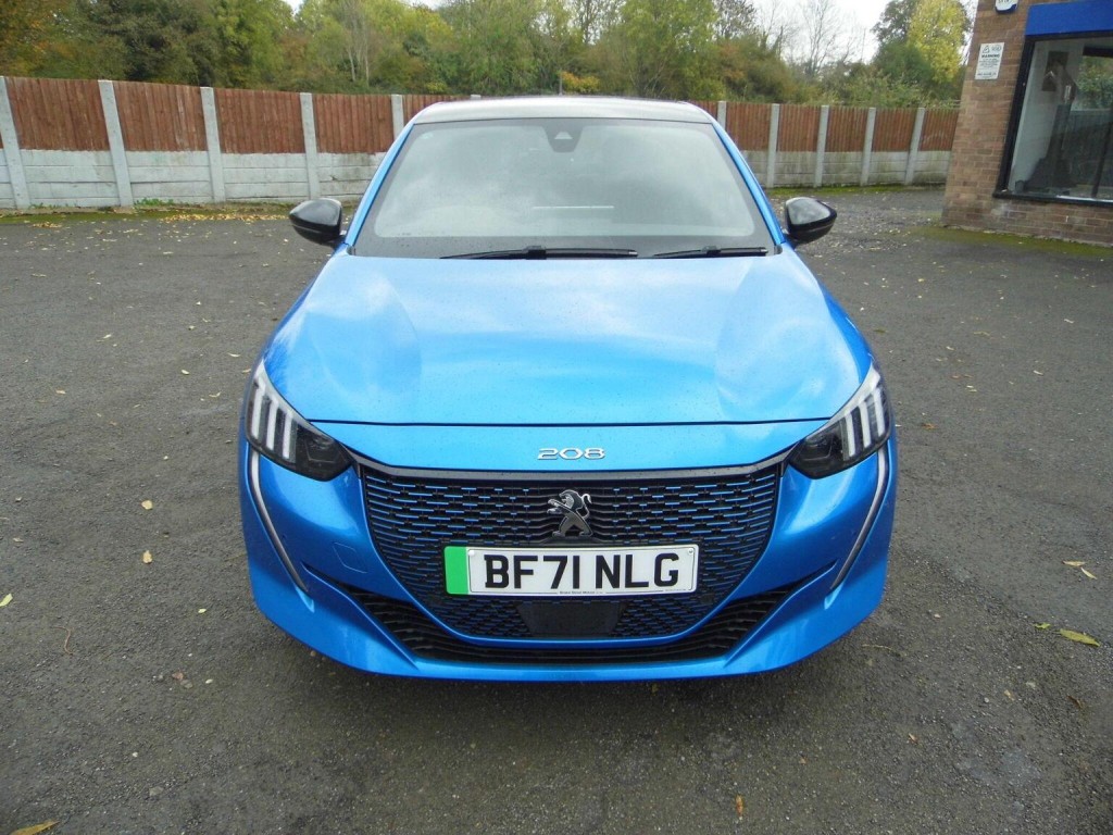 View PEUGEOT E-208 50kWh GT Auto 5dr
