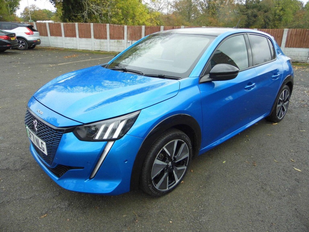 View PEUGEOT E-208 50kWh GT Auto 5dr